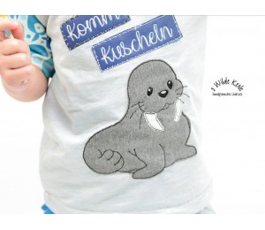 Stickdatei - Schneetiere Walross